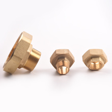 Plated Chrome Extention Sanitary Straight Connector Brass Thread Pipe Tube Fittings